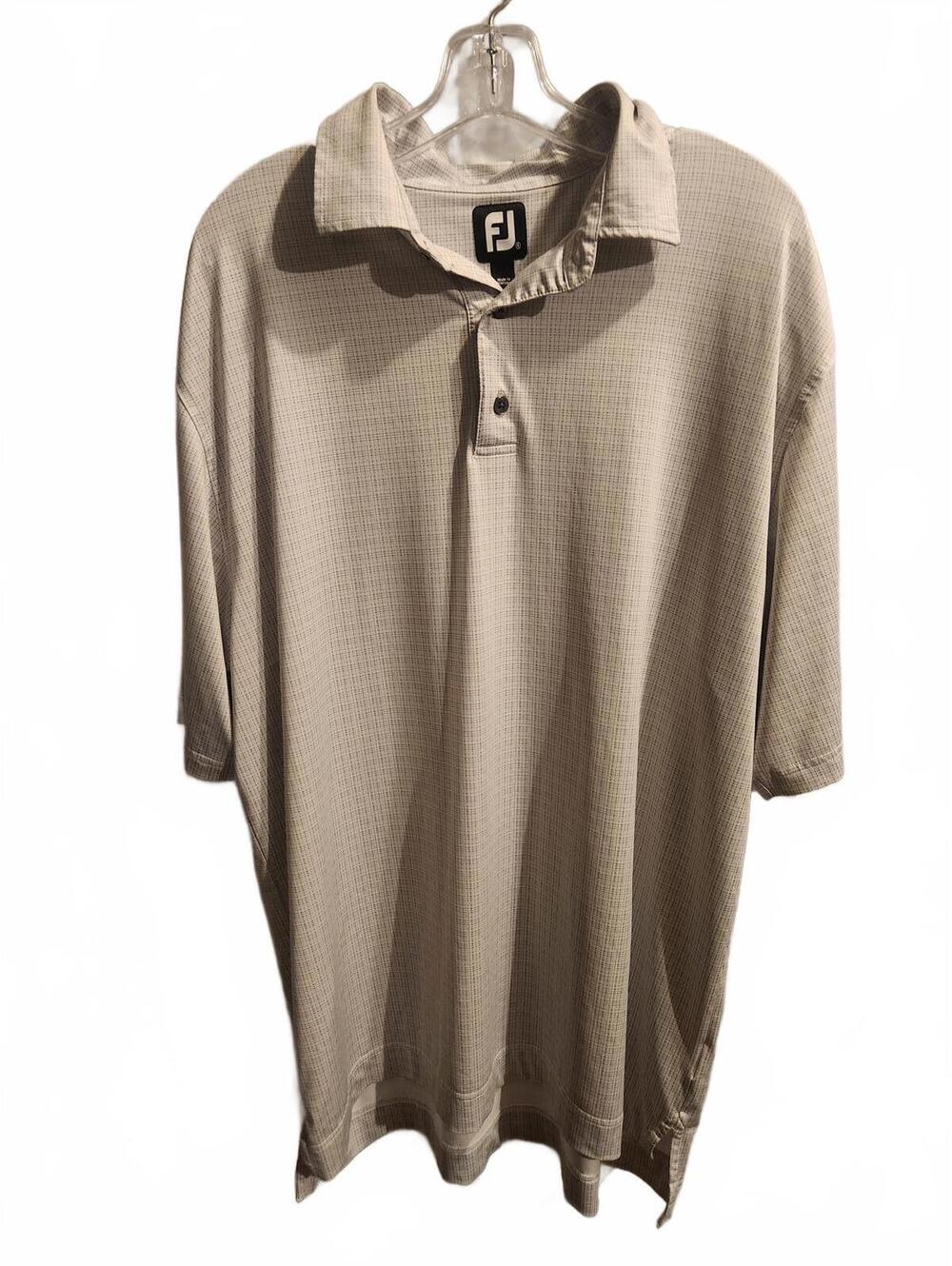 FJ Light Grey Striped Polo. Mens Size XL. Excellent condition